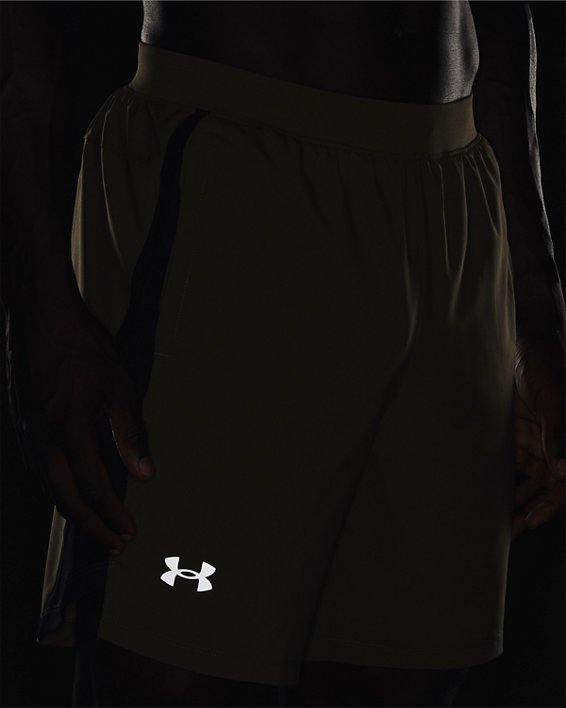 Men's UA Launch Run 7" Shorts, Green, pdpMainDesktop image number 3